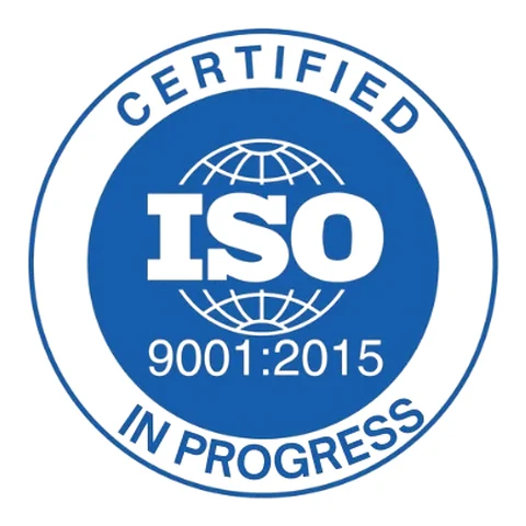 ISO 9001:2015 certification in progress